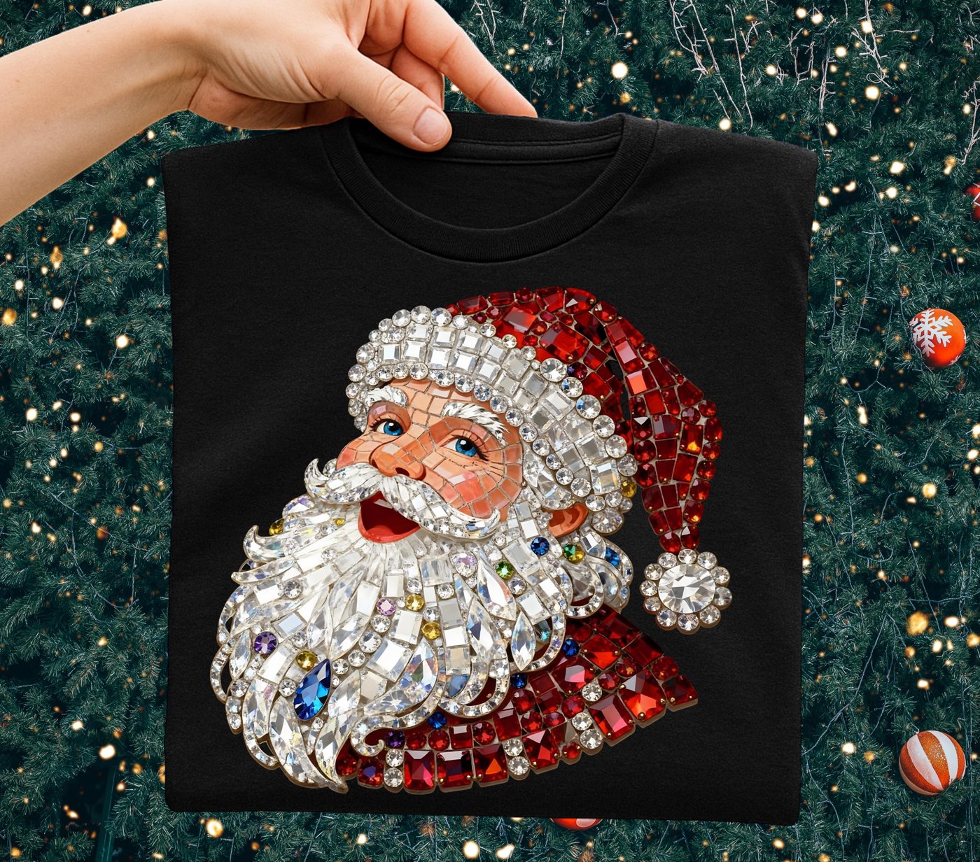 Christmas Santa Png, Cute Christmas PNG, Preppy Christmas Brushstroke Png, Holiday Movies Png, Merry Xmas Digital