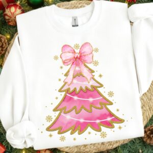 Retro Christmas Tree Png, Christmas Shirt Design, Christmas,Pink Santa Png, Sublimation Download, Pink Christmas png, Gr
