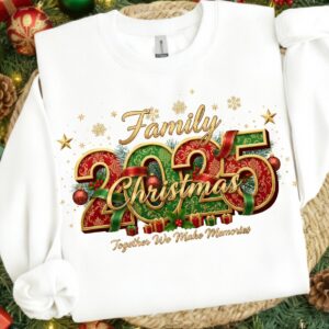 Christmas 2025 family christmas Png, Cute Christmas PNG, Preppy Christmas Brushstroke Png, Holiday Movies Png, Merry Xma