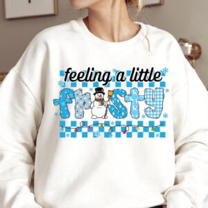 Christmas feeling a little fristy Png, Cute Christmas PNG, Preppy Christmas Brushstroke Png, Holiday Movies Png, Merry X