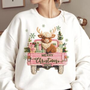 Christmas raindeer in truck Png, Family Christmas Png, Winter Png, Santa Claus Png, Funny Christmas Gift, Holliday Chris