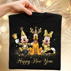 Mikey Mouse Happy new year 2026 Png, New Year 2026 Png, Balloons Happy New Year Design, Hello 2026 Png, Preppy New Year