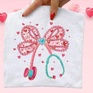 Valentine Nurse Png, Valentine Nurse Coquette Png, Nurse Valentines Shirt Design, Valentines Day PNG, Cupids Favorite Nu