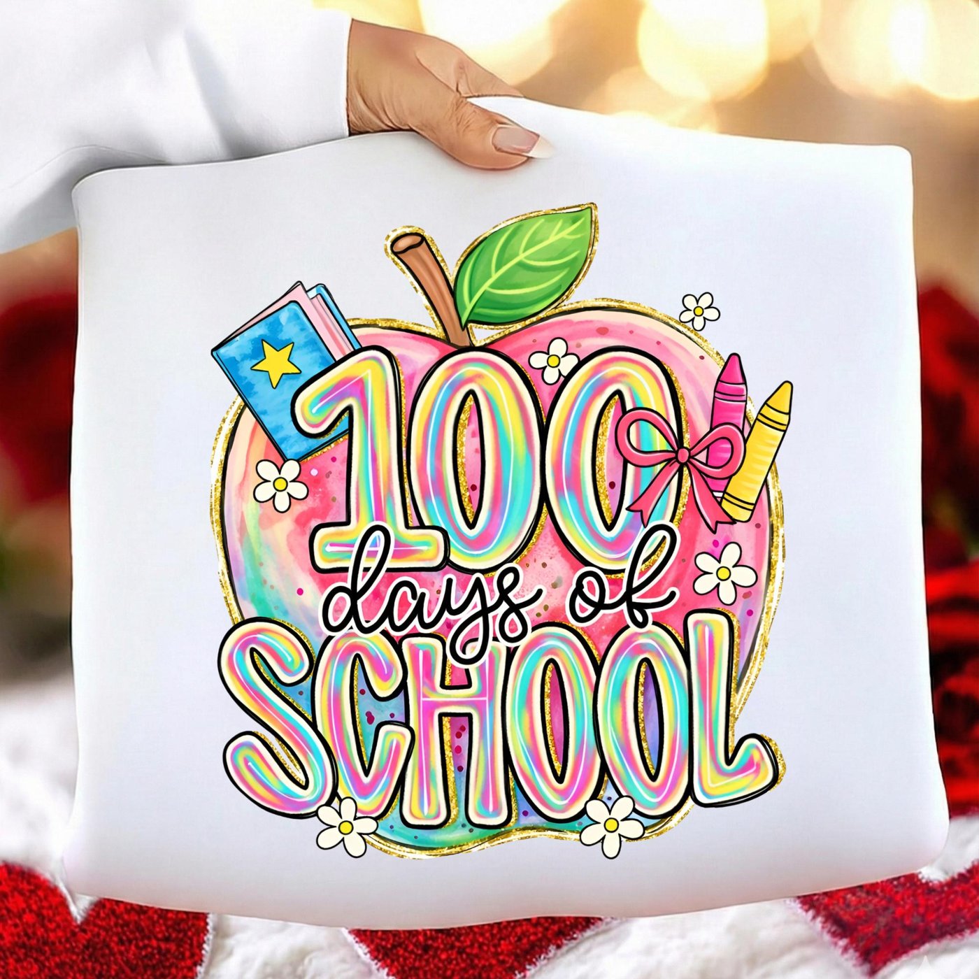 100 Days of School Png, Student Png, Little miss 100 Days Smarter, 100 Days Smarter png, Preppy School Teacher Png, Digi