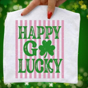 Happy go lucky PNG, St Patrick’s Day PNG, Saint Paddy Retro Badge PNG, Irish Pub Hand Drawn png, Funny Irish Shirt Desig
