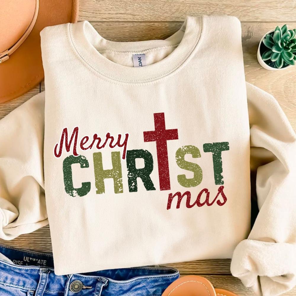 Merry Christ mas SVG PNG, Christian Christmas Png Svg, Christmas Shirt SVG Png, Christmas Tree Svg, Christmas png, Digit