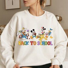 Mickeyy Mouse Back to school Png, Mickeyy Mouse Teacher Png, Mouse and friends Sublimation, First Day of School Png, Ret