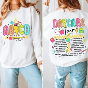 Retro Daycare shirt Png, Daycare Tour Png, Daycare Staff Crew, Childcare Provider Png, Cute Daycare Worker Gift,Funny To