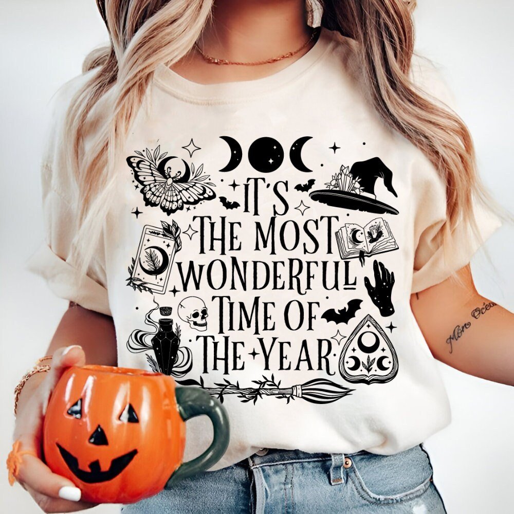It's the most wonderful time of the year Png, Halloween png, Girly Halloween png, Spooky Season Png, Halloween Vibes Png