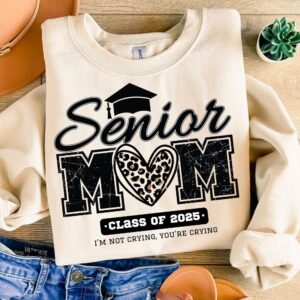Senior Mom PNG, Retro Graduation PNG, Sublimation Design, Digital Download Png, High school Senior Shirt Design, Class o
