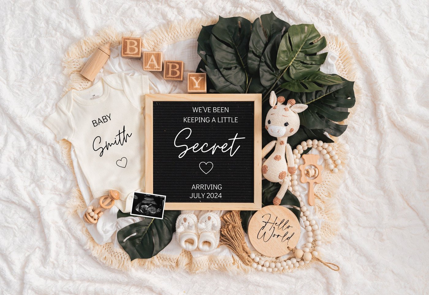 Digital Pregnancy Announcement, Baby Announcement, Pregnancy Reveal Ideas, Instant Download, Safari, Giraffe, Personaliz