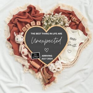 Gender Neutral Digital Pregnancy Announcement, Baby Announcement Template, Social Media Reveal, Instant Editable, The Be