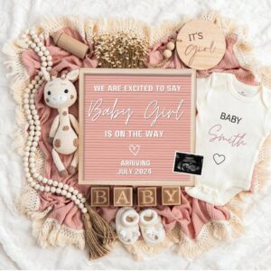 Little Sister Pregnancy Announcement Digital Baby Announcement Gender Reveal Instant Download Social Media Reveal Baby G