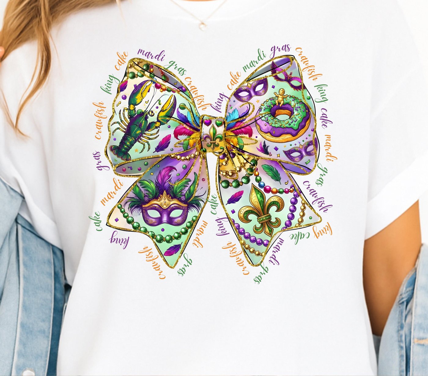 Preppy Mardi Gras Bow Png, Mardi Gras PNG, Fleur De Lis coquette Png, Brushstroke Mardi Gras Png, Mardi Gras Coquette Pn