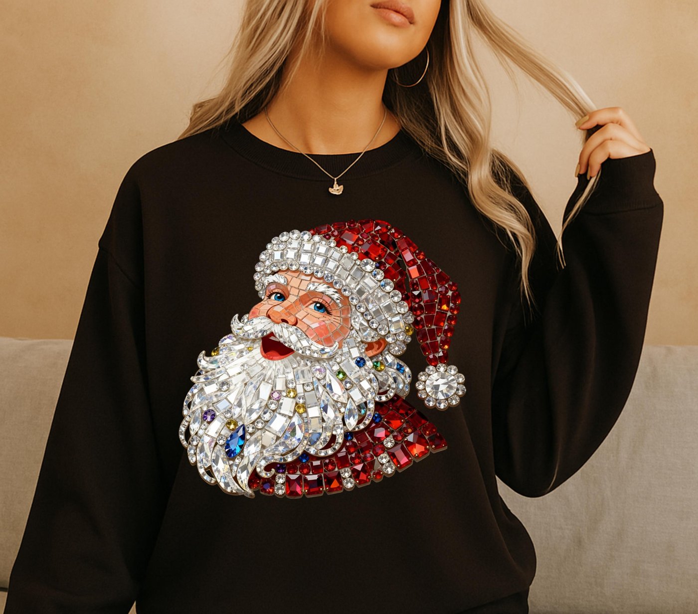 Christmas Santa Png, Cute Christmas PNG, Preppy Christmas Brushstroke Png, Holiday Movies Png, Merry Xmas Digital
