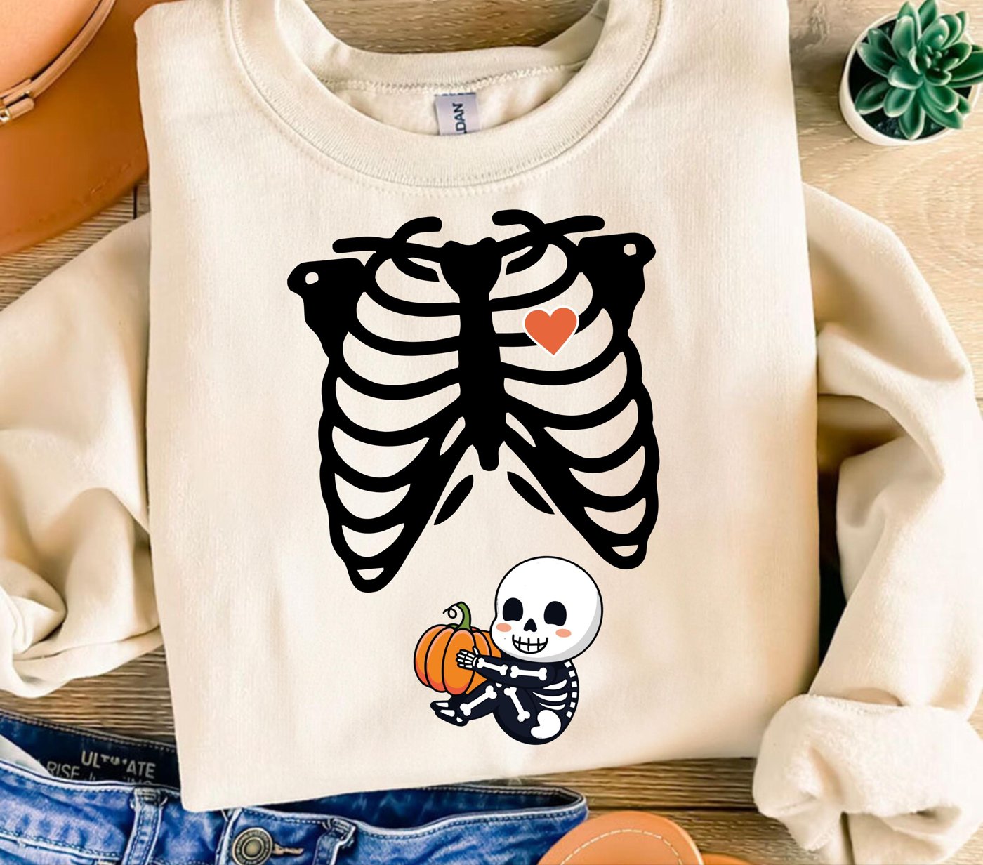 Halloween skeleton children Png, red balloon Halloween png, Girly Halloween png, Spooky Season Png, Halloween tote bag d