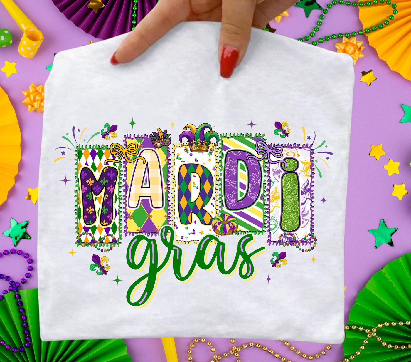 Mardi Gras Png, Happy Mardi Gras Png, Hand Drawn, Brushstroke Mardi Gras Png, Fleur De Lis Png, Mardi Gras Coquette Bow