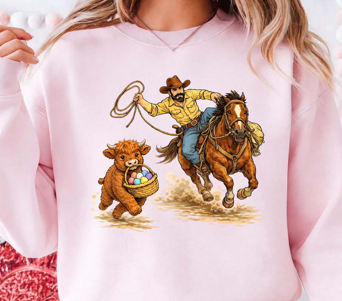 Easter Cowboy Png, Brushstroke Easter Png, Coquette Bow Png, Easter Day Png, Easter Sublimation Png, Easter Bunny Png, P