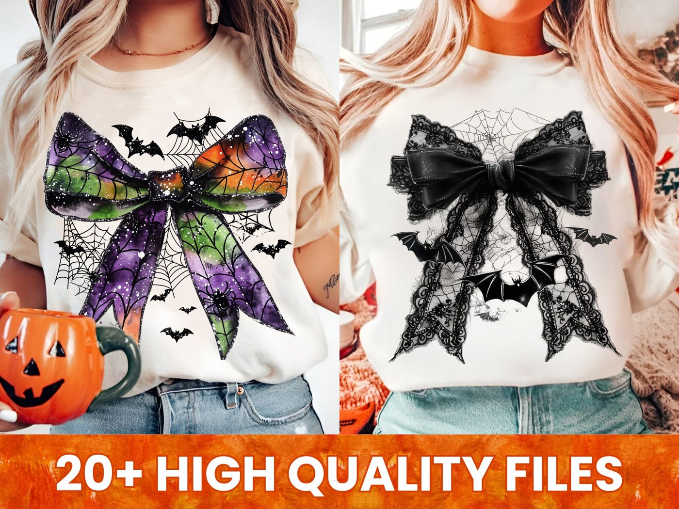 Halloween Coquette Bow Bundle Png, Girly Halloween Coquette Bow, Spooky Season Png, Coquette Gothic Bat , Halloween Mama