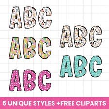 Mikey Mouse Easter Alphabet Letters PNG Bundle, Mouse and friends cartoon Doodle, Sublimation Alpha Set Designs PNG, Mik