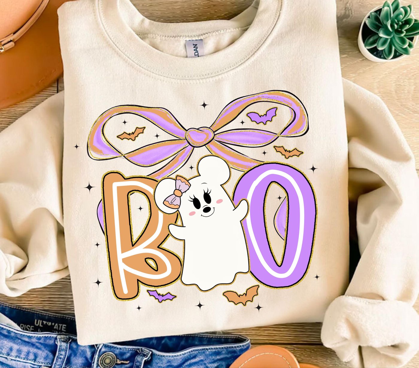 Halloween Mikey Mouse Boo Magical Cartoon PNG, Magical Mouse Halloween PNG Doodle, Cartoon Fall Png, Magical Kingdom Png