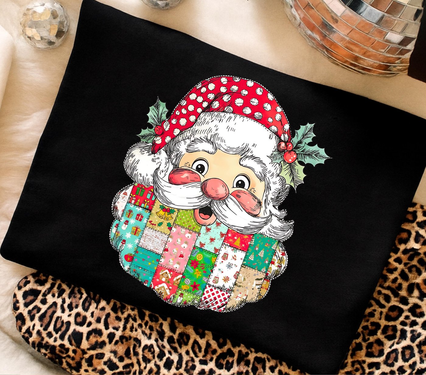 Christmas Santa PNG, Preppy Christmas Png, Holiday Vibes, Nutcracker Png, Pink Christmas Png Sublimation, Christmas Tree
