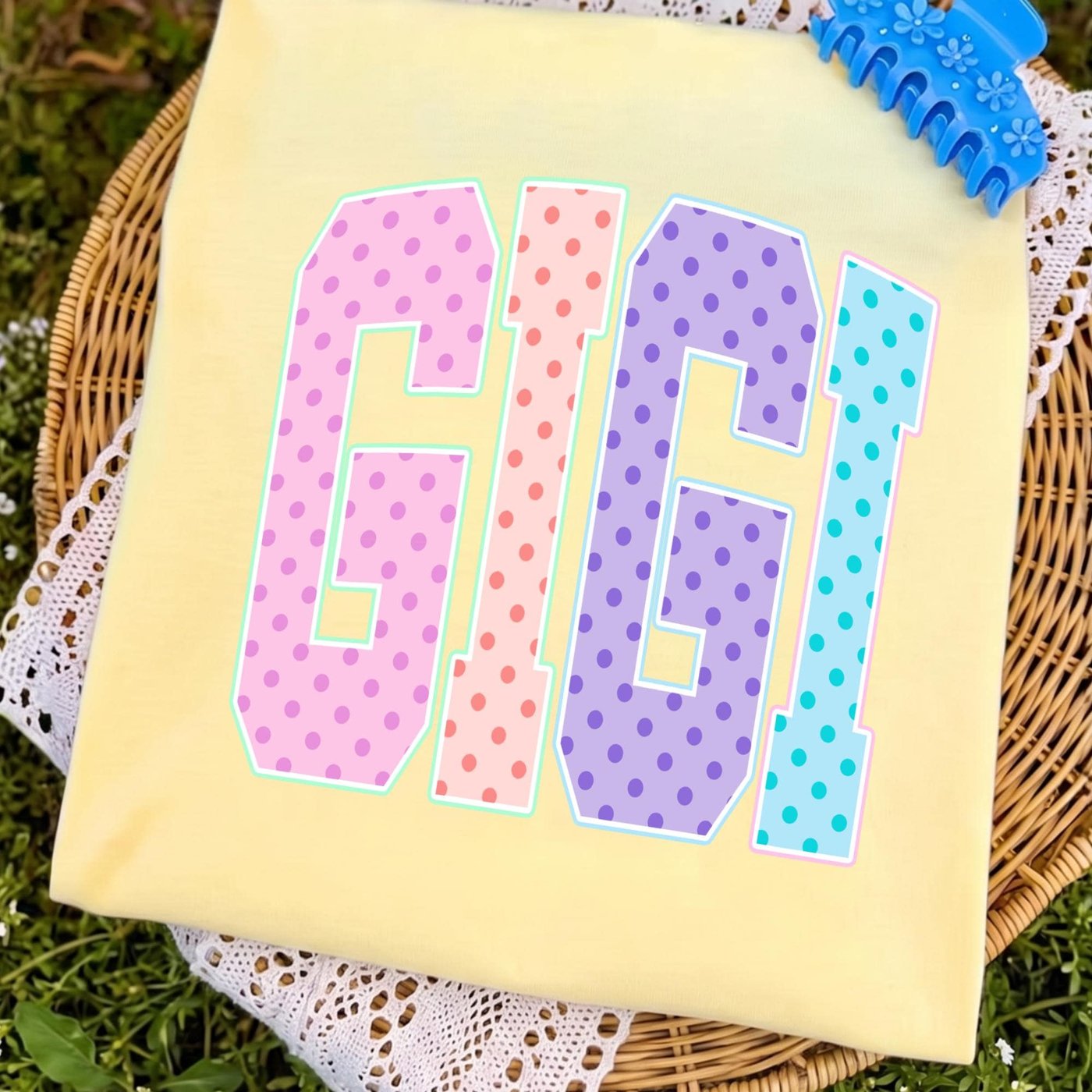 Polka Dots Mama PNG Bundle Coquette Neon Girly Grandmacore Sublimation Design Mother's Day Preppy Alphabet Clipart Vinta