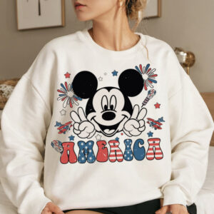 Micey America PNG, Mikey Sublimation, 4th July Mouse and Friends, Fourth of July T Shirt Design, USA sublimation downloa