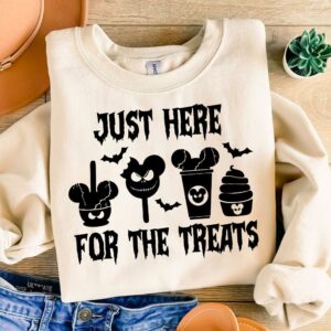 Just here for the treats halloween Png, Snackgoal Svg, Mickeyy Mouse and friends Snack Vacation Png, Vacay Mode Png, Mag
