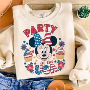 Party In The USA PNG, Mikey Sublimation, 4th July Mouse and Friends, Fourth of July T Shirt Design, USA sublimation down
