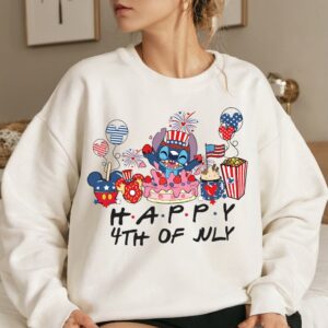 Happy 4th of july Blue alien PNG, Blue Cartoon Sublimation, 4th July Blue Cartoon, Fourth of July T Shirt Design, USA su