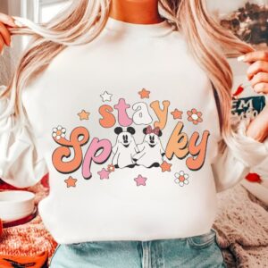 Retro Mouse Halloween Stay Spooy Png, Trendy Micey Mouse Halloween PNG, Trick Or Treat PNG, Spooky Season Png, Halloween