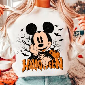 Retro Micey Mouse Halloween Png, Trendy Micey Mouse Halloween PNG, Trick Or Treat PNG, Spooky Season Png