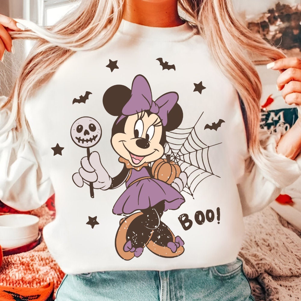 Retro Micey Mouse Happy Halloween Png, Trendy Micey Mouse Halloween PNG, Trick Or Treat PNG, Spooky Season