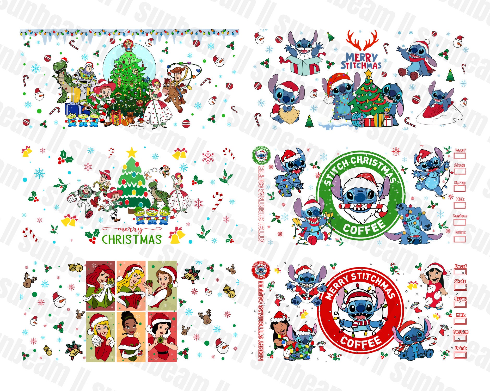 15+ Blue alien Christmas Glass Can Sublimation PNG, Blue alien 16oz Libbey Glass Can Wrap Design Png Design Glass Can Te