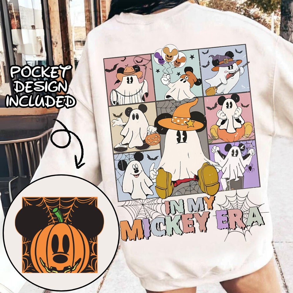 Retro Halloween In My Micey Era Png, Trendy Micey Mouse Halloween PNG, Trick Or Treat PNG, Spooky Season Png, Halloween