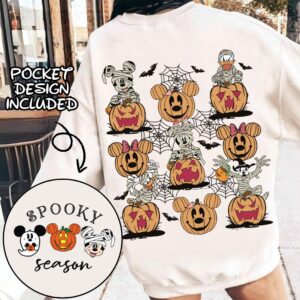 Retro Mouse Spooky Season Png, Trendy Micey Mouse Halloween PNG, Trick Or Treat PNG, Halloween Png, Spooky Season Png, H