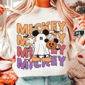 Retro Micey Mouse Boo Png, Trendy Micey Mouse Halloween PNG, Trick Or Treat PNG, Spooky Season Png, Halloween Pumpkin