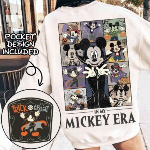 Retro Mouse Spooky In my Halloween micey Era Png, Trendy Micey Mouse Halloween PNG, Trick Or Treat PNG, Spooky Season Pn