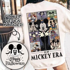 Retro Micey Mouse and friends Halloween In my mickey era Png, Trendy Micey Mouse Halloween PNG, Trick Or Treat PNG, Spoo