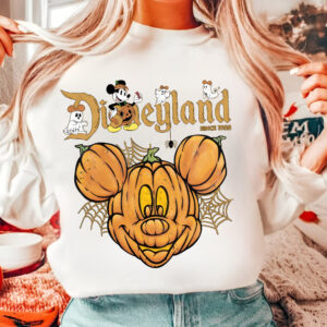 Retro Micey Mouse Pumpkin Halloween Png, Trendy Micey Mouse Halloween PNG, Trick Or Treat PNG, Spooky Season Png