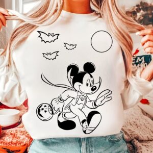 Retro Micey Mouse Halloween Png, Trendy Micey Mouse Halloween PNG, Trick Or Treat PNG, Spooky Season Png