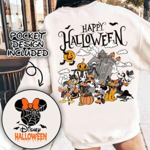 Retro Micey Mouse happy Halloween Png, Trendy Micey Mouse Halloween PNG, Trick Or Treat PNG, Spooky Season Png