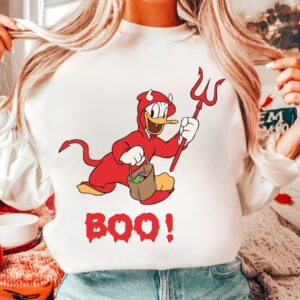 Retro Mouse Halloween Boo Png, Trendy Micey Mouse Halloween PNG, Trick Or Treat PNG, Spooky Season