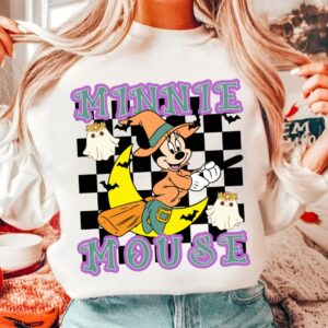 Retro Mini Mouse halloween Spooky season Png, Trendy Micey Mouse Halloween PNG, Trick Or Treat PNG, Spooky Season Png