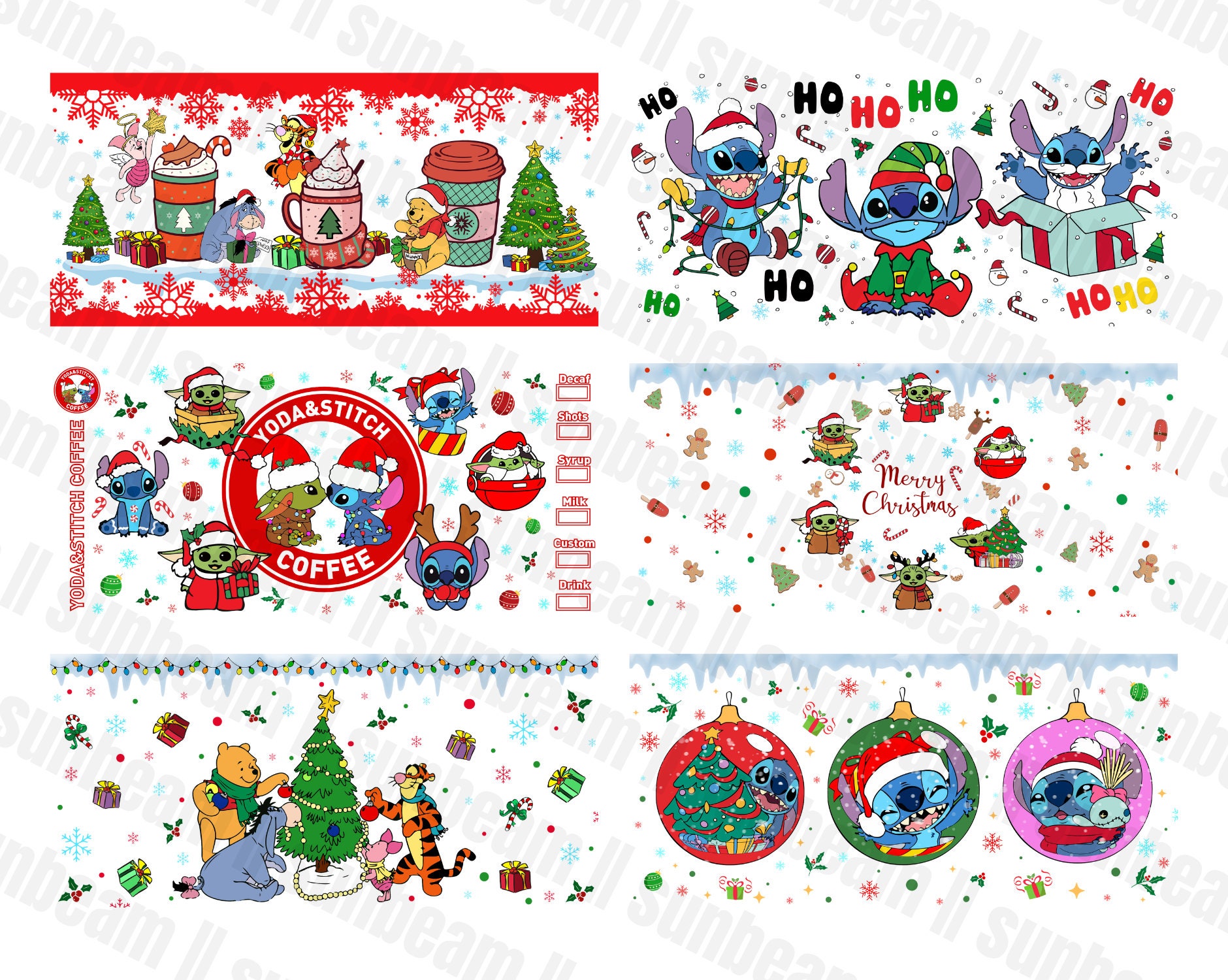 15+ Blue alien Christmas Glass Can Sublimation PNG, Blue alien 16oz Libbey Glass Can Wrap Design Png Design Glass Can Te
