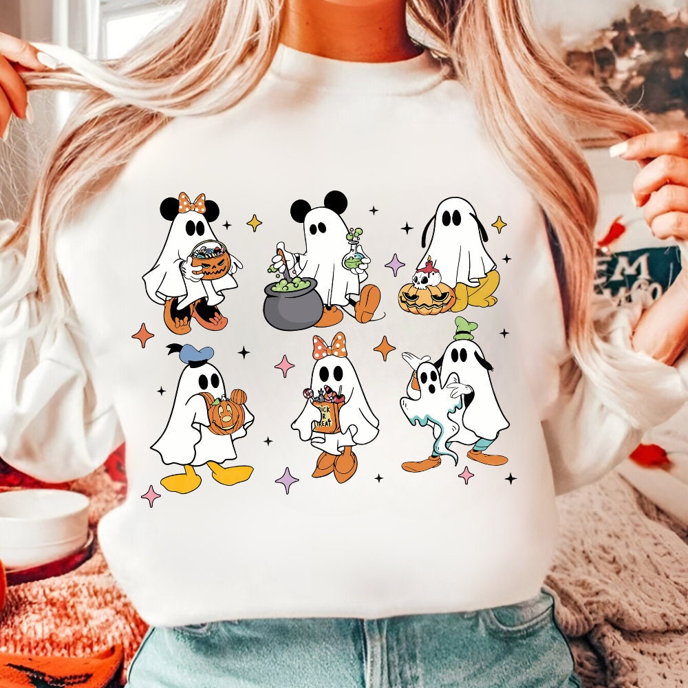 Retro Mouse Halloween Trick or treat co Png, Trendy Micey Mouse Halloween PNG, Trick Or Treat PNG, Spooky Season Png, H