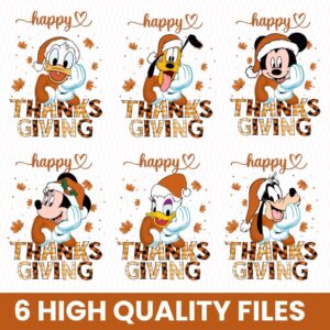 Mickeyy Mouse Fall Thanksgiving Png , Tis The Season, Mouse Pumpkin Spice Svg, Fall Vibes, Mouse And Friend Thanksgiving