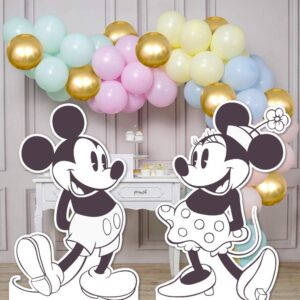 Printable Mikey & Mini Cutout, Diseyland Birthday Party Stand Up Prop, Mikey Baby Shower, Mini Birthday Party Decoration