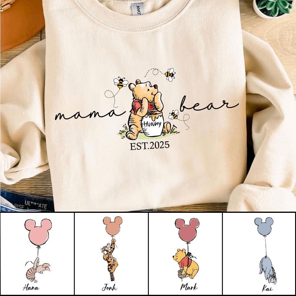 Mama bear png, Mama and Baby Bear Png, Yellow bear mama Mama Svg, Baby Png, Mama and Baby Svg, honey bear Mama Png, Mama